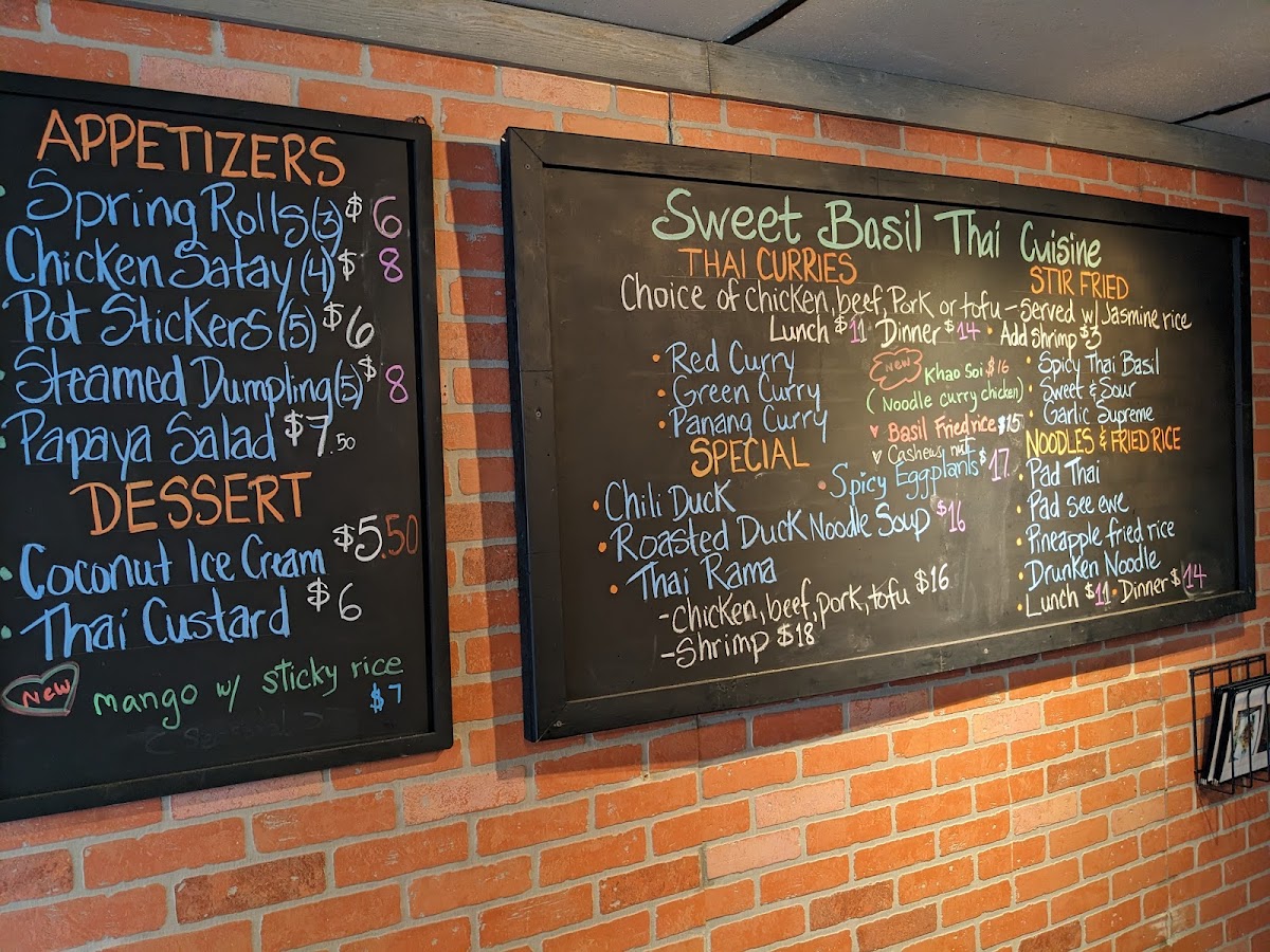 Sweet Basil Thai Cuisine Menu-5