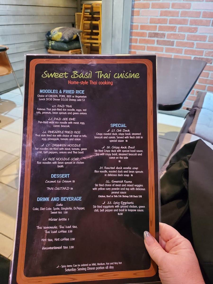 Sweet Basil Thai Cuisine Menu-8
